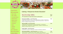 Desktop Screenshot of partyservice-hoeveler.de