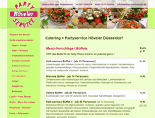 Tablet Screenshot of partyservice-hoeveler.de